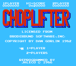 Choplifter (Japan) (En)